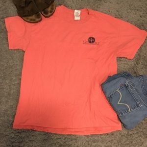 SOUTHERN COUTURE salmon pink Tennessee tee.